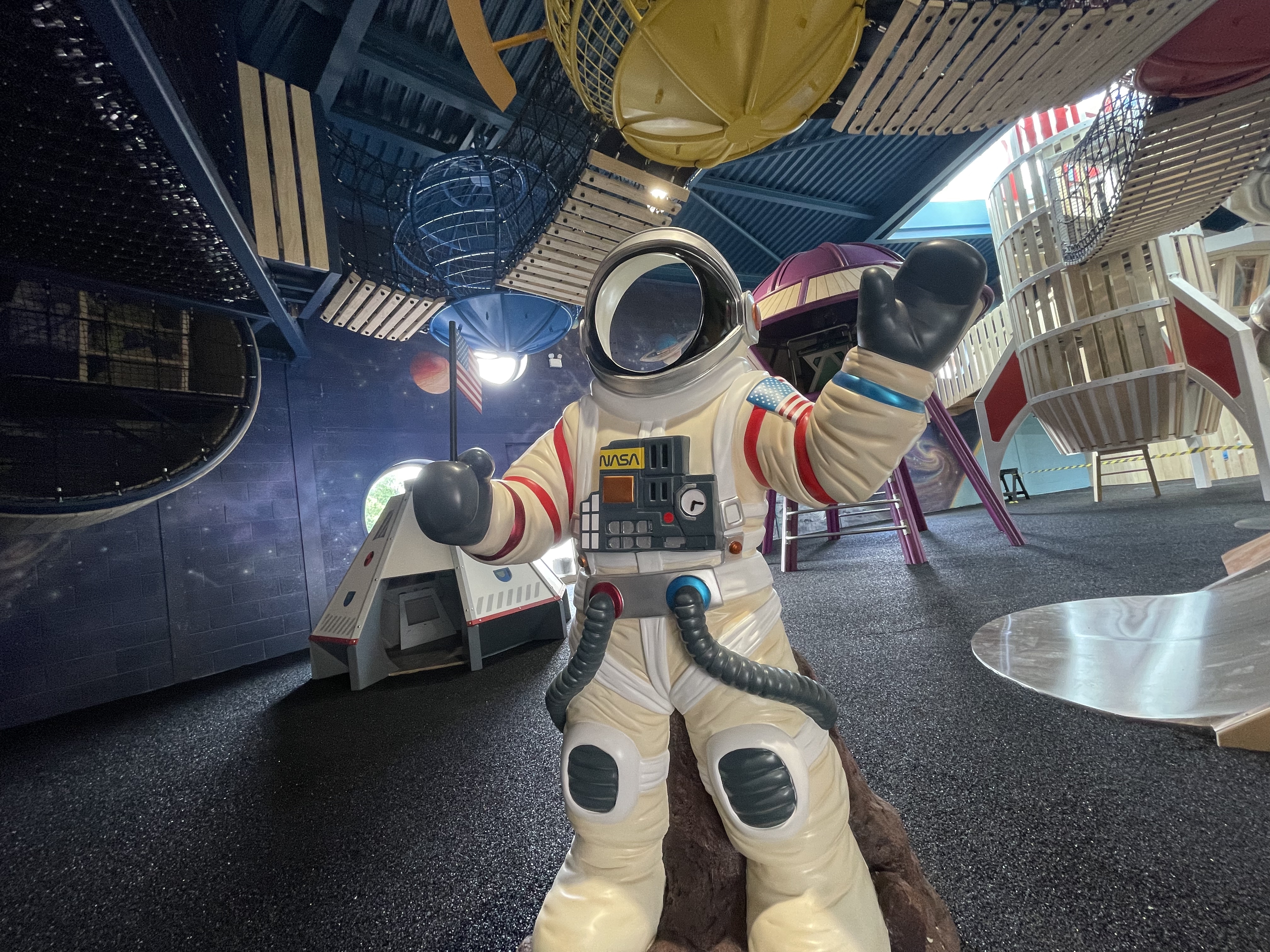 Space man at Playhive, indoor play centre 