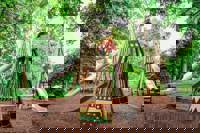 Teepee encampment play area