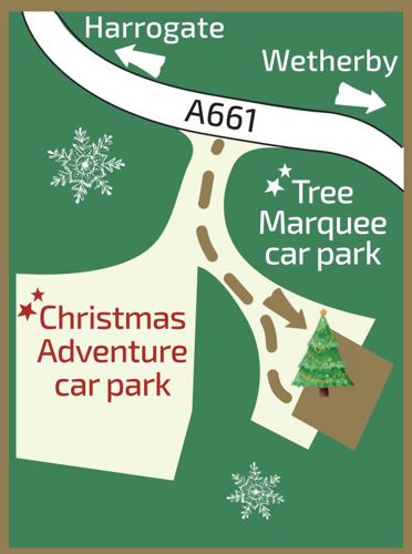 Stockeld Park Christmas Tree Shop directions