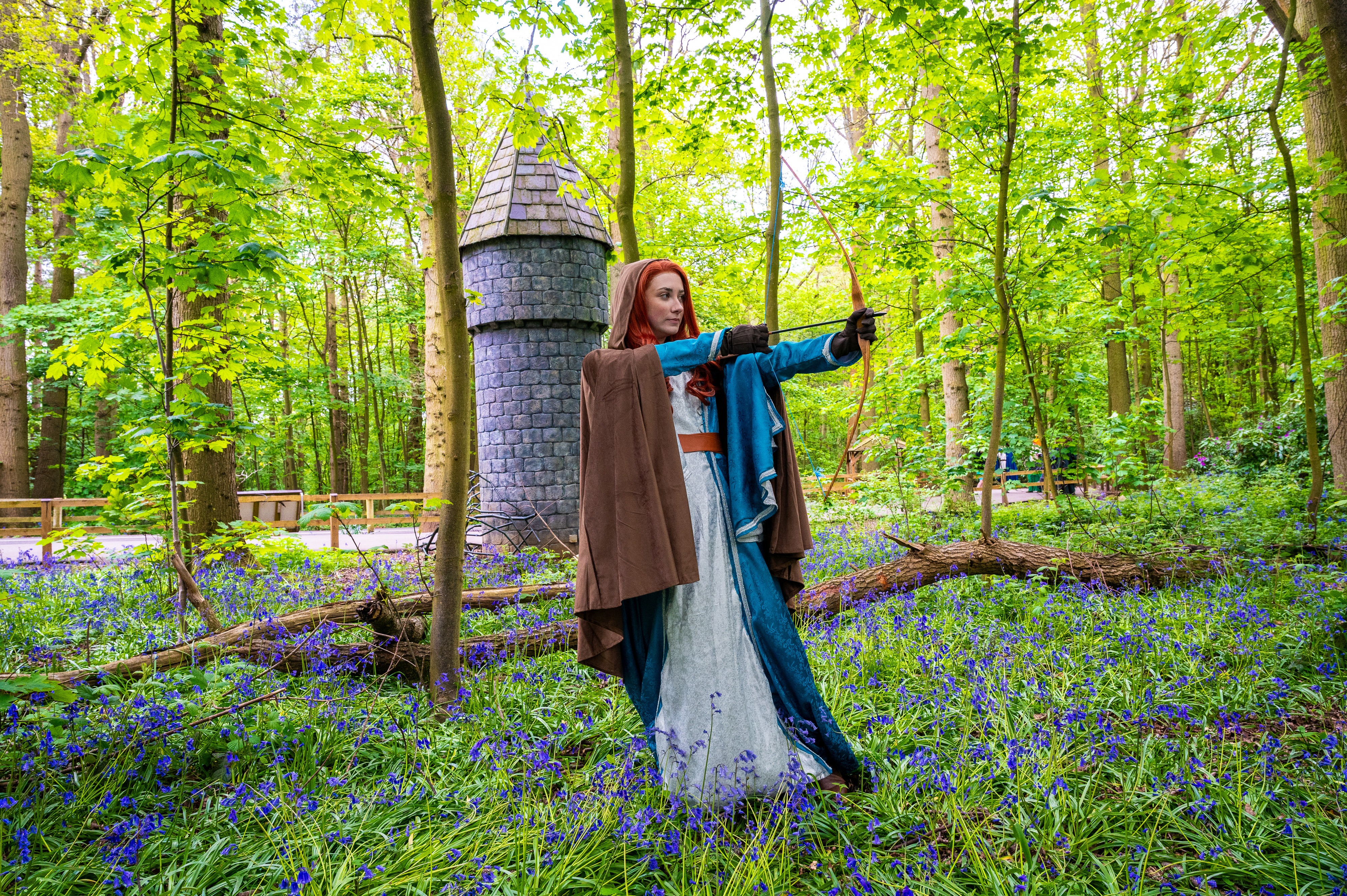 DC Storybook Spring 2026 Archer Princess Standing In Front Of Tower
