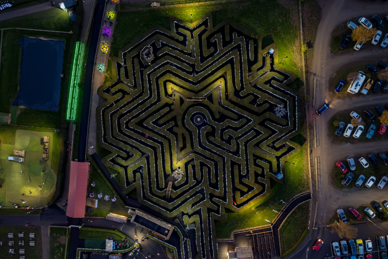 Outdoor Magical Maze