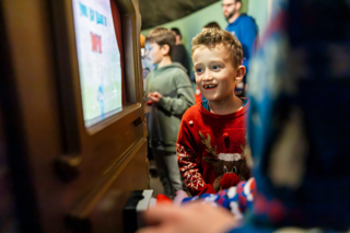 Interactive Games In Santa's Grotto
