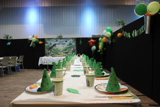 Dinosaur Party Set Up