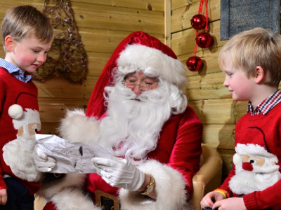 Santa Grotto With Letter