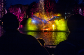 Winter Light Show At Stockeld Park
