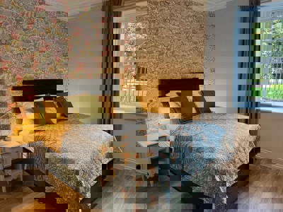 Stockeld Lodge bedroom Wetherby Harrogate luxury accomodation 