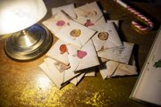 A pile of letters on santas desk