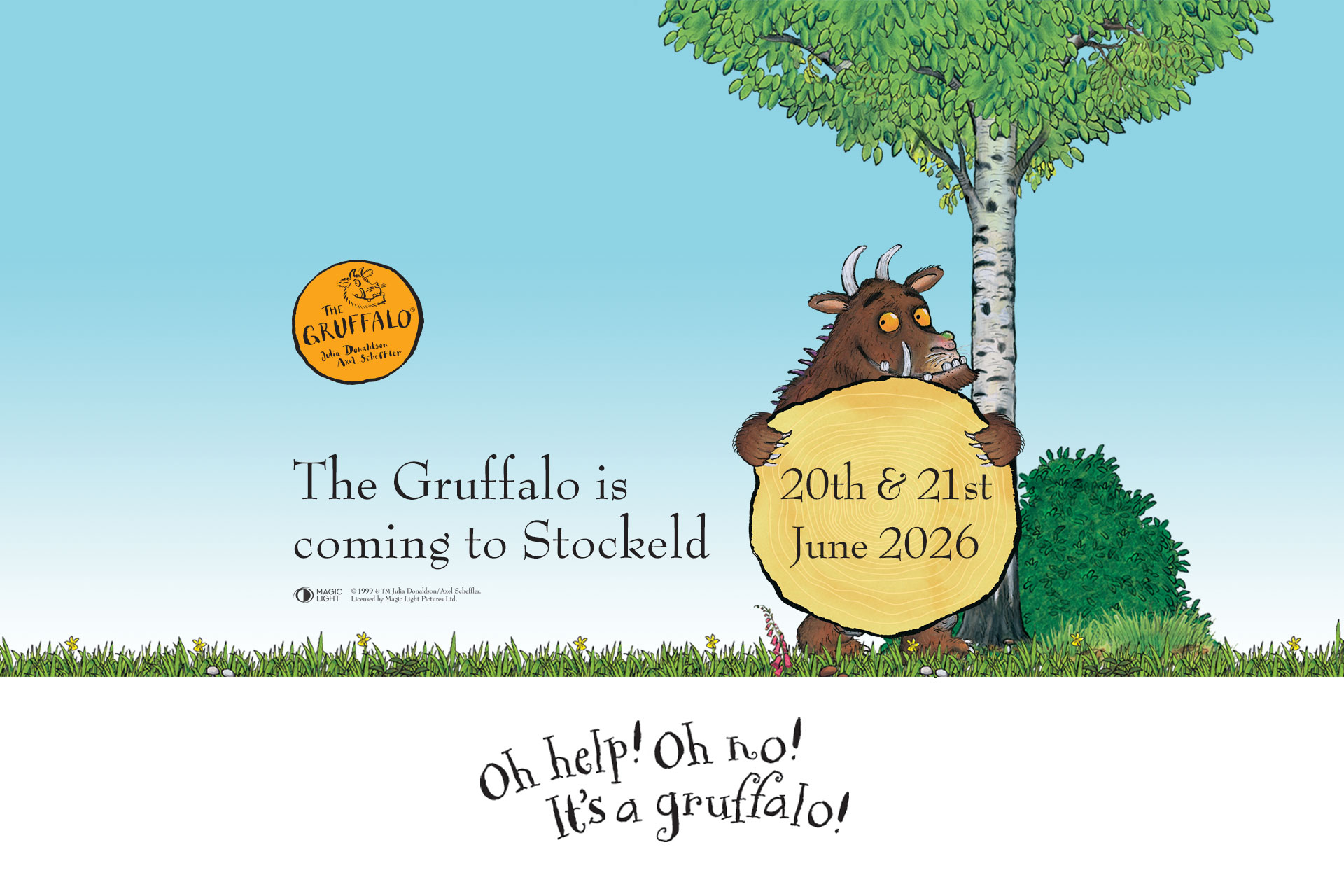 The Gruffalo Is Ocming To Stockeld Park V3