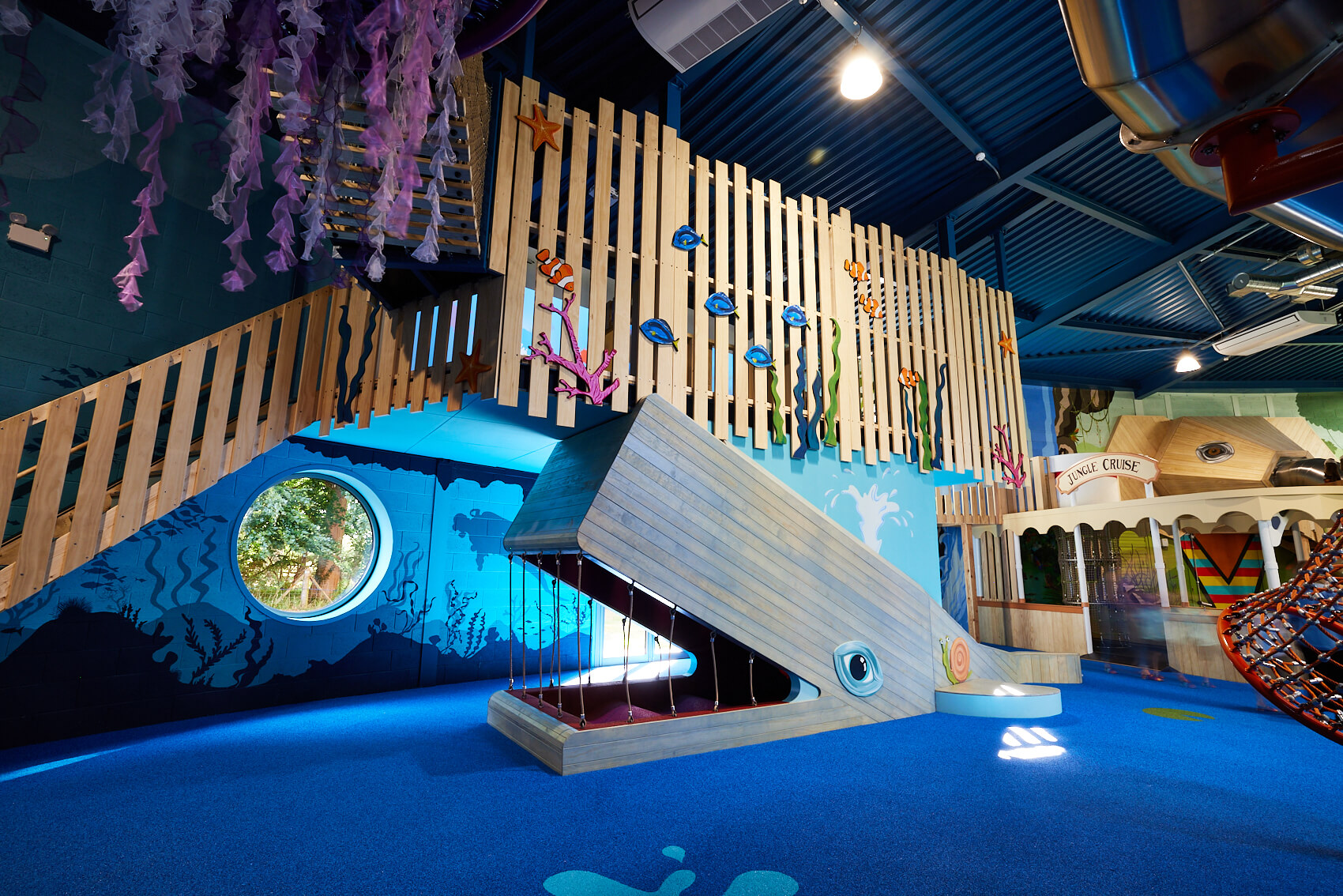Sea zone at Playhive, indoor play centre 