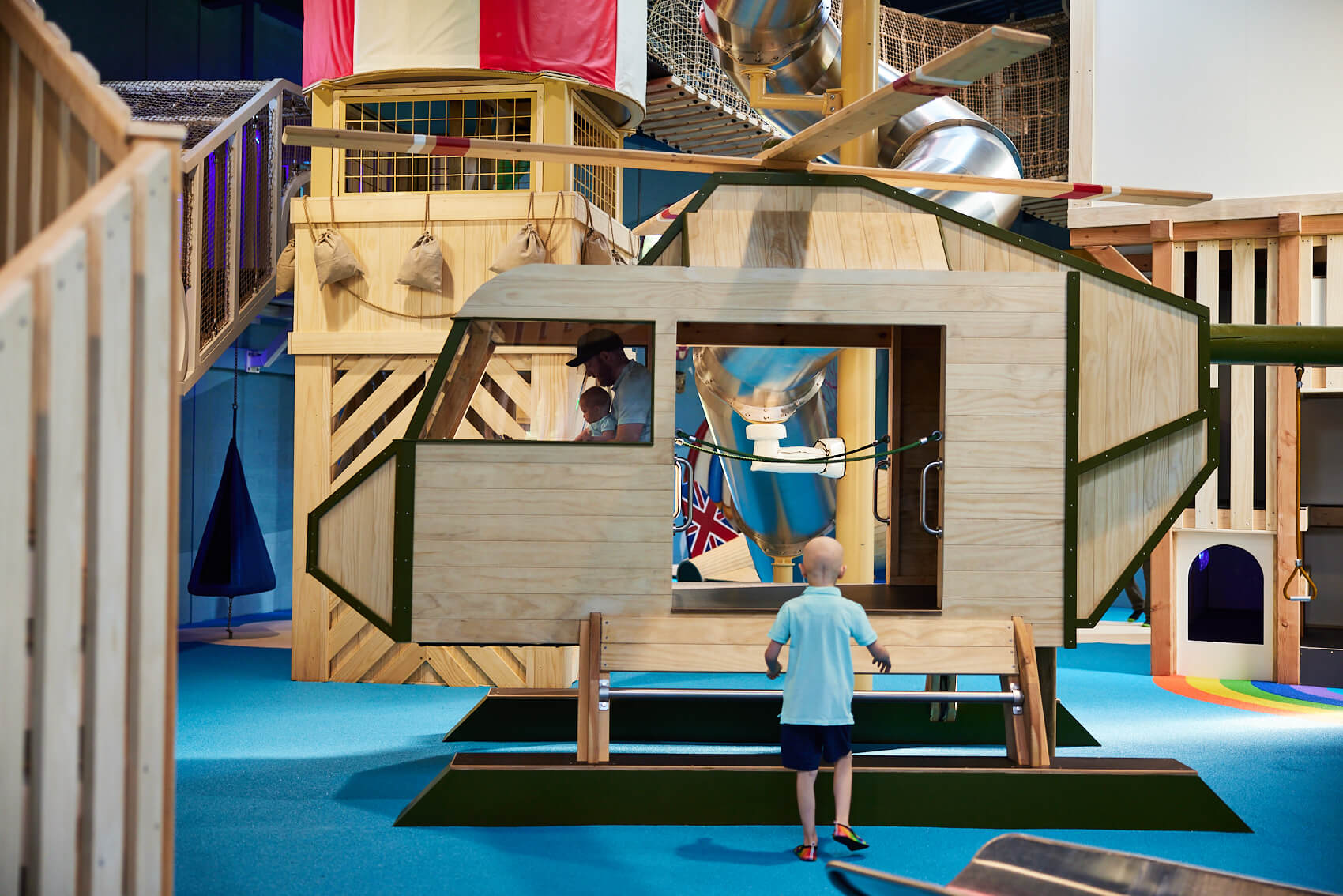 Helicopter in the Playhive, indoor play centre