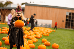 Child fancy dress competition - a Halloween event at Stockeld Park