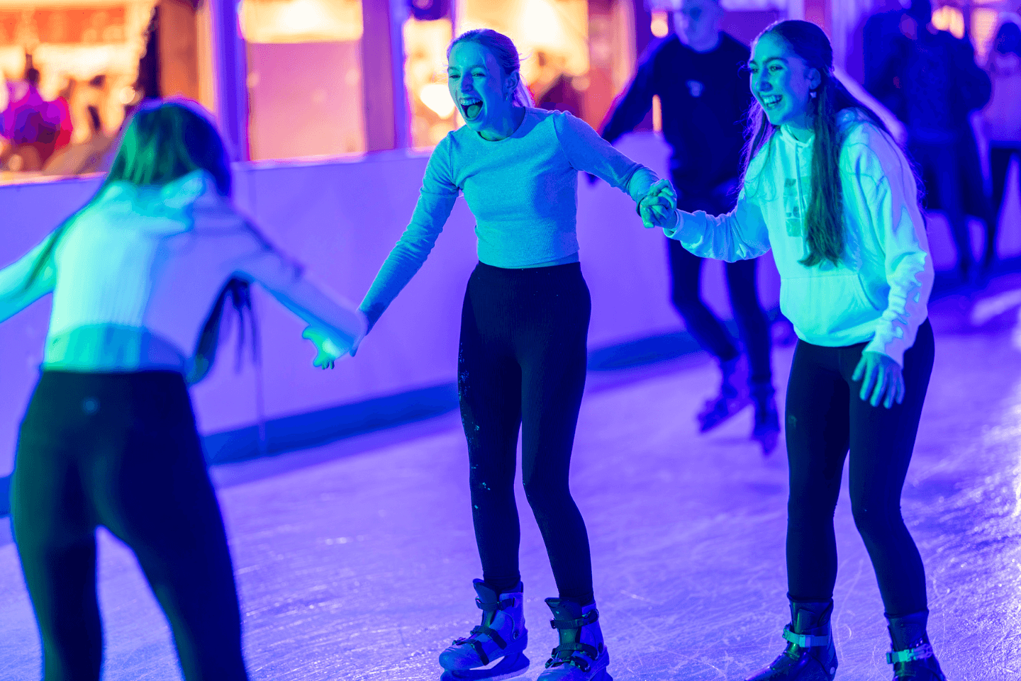 Ice skating at Stockeld Park